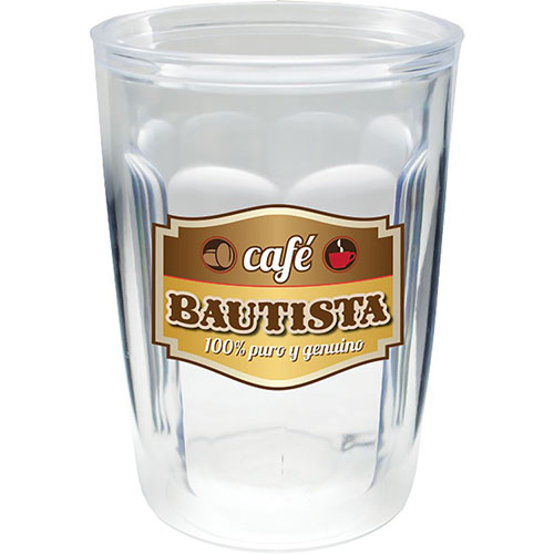 14 oz 4 color decal printed tumbler
